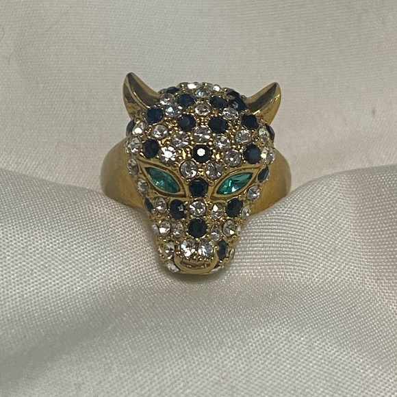 Stella and Dot Leopard Ring Sz 8 - Picture 3 of 4